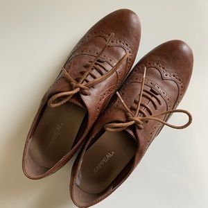 Brown Leather Oxfords